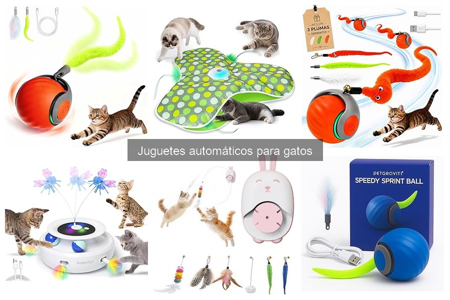 Mejores juguetes automáticos para gatos según opiniones