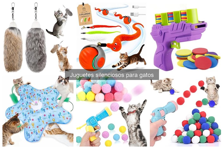 Mejores juguetes silenciosos para gatos en 2023