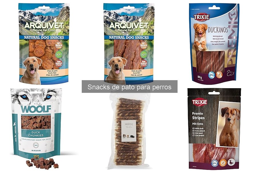 Mejores marcas de snacks de pato para perros en 2023