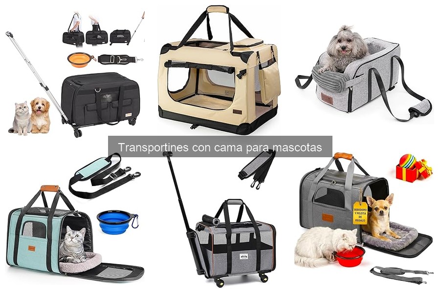 Mejores marcas de transportines con cama para mascotas