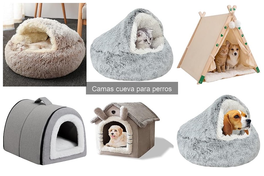 Mejores materiales para camas cueva para perros