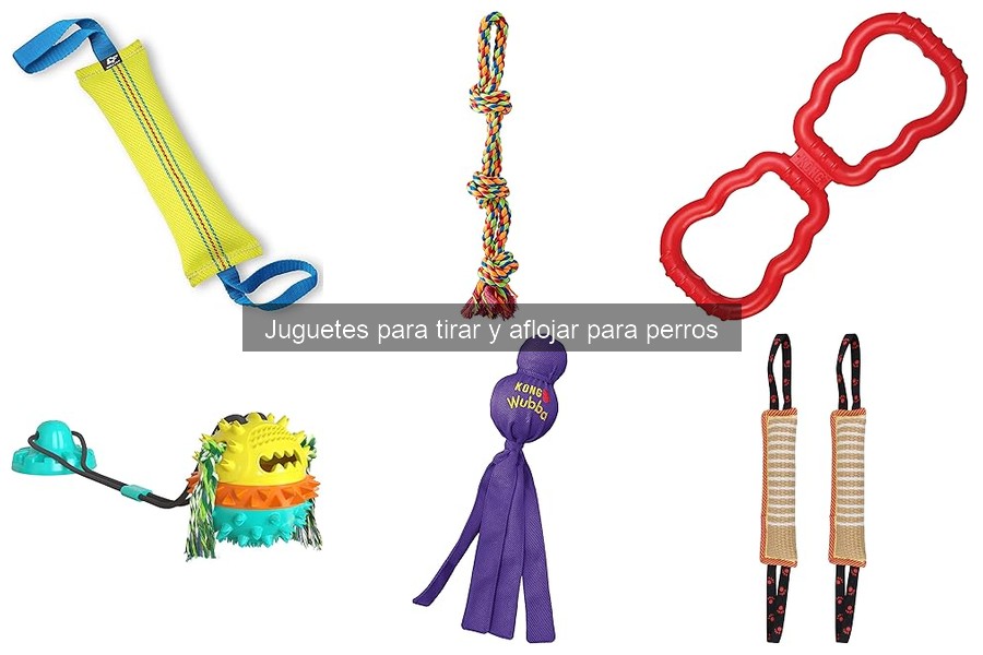 Mejores materiales para juguetes de tirar y aflojar para perros
