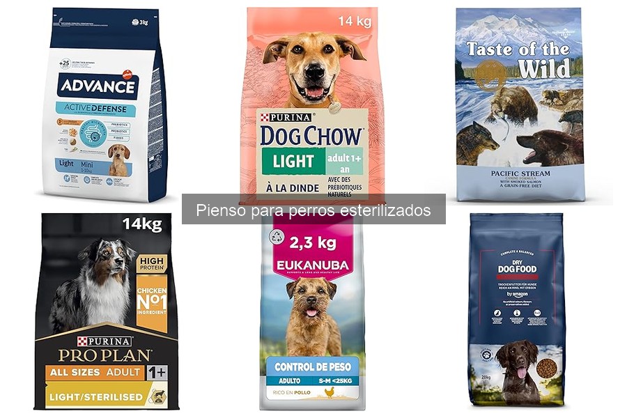 Mejores ofertas en pienso para perros esterilizados