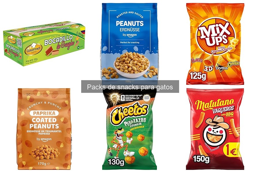 Mejores packs de snacks para gatos según veterinarios