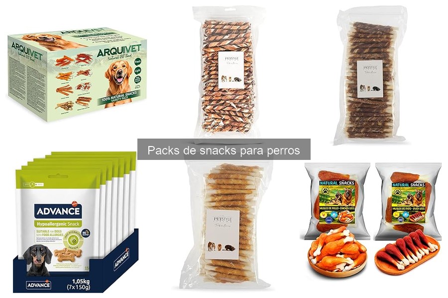 Mejores packs de snacks para perros por tamaño: guía comparativa