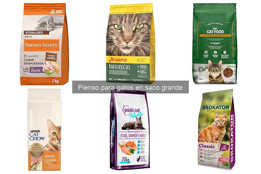 Mejores piensos en saco grande para gatos con alergias