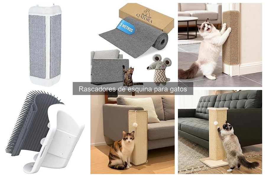 Mejores rascadores de esquina para gatos según su tamaño