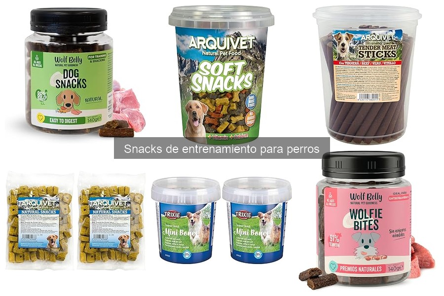 Mejores snacks de entrenamiento para perros enérgicos
