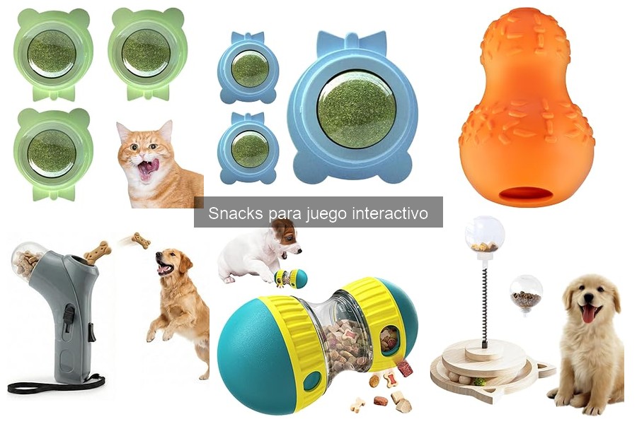 Mejores snacks para juegos interactivos de perros