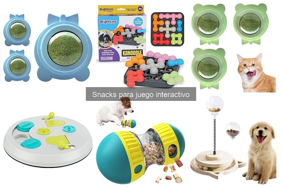 Mejores snacks para juegos interactivos para gatos