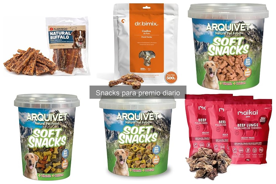 Mejores snacks para perros adultos: comparativa de marcas
