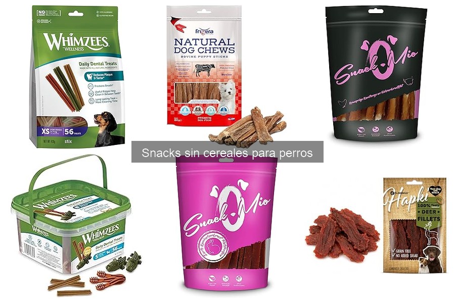 Opiniones de expertos sobre snacks sin cereales para perros