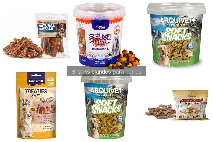 Opiniones sobre snacks blandos para perros: las mejores marcas