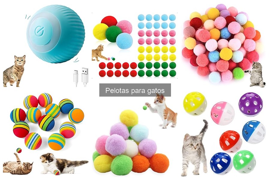 Pelotas para gatos que mejoran su salud dental