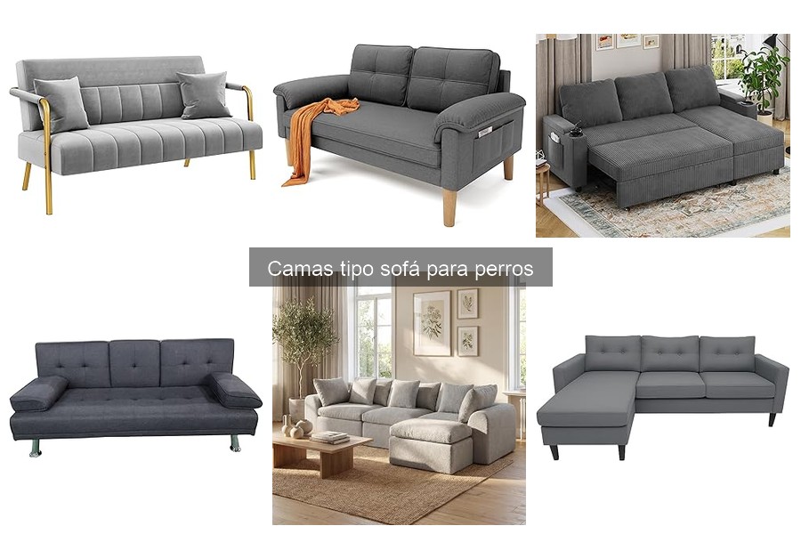 ** Personaliza la cama tipo sofá para perros: opciones y consejos