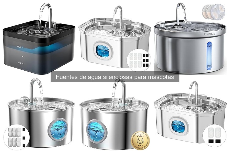 Precios de fuentes de agua silenciosas para mascotas