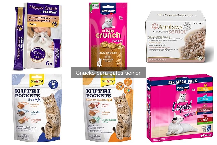Precios de snacks para gatos senior: ofertas y mejores opciones
