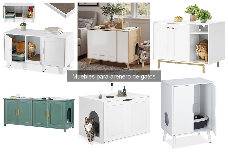 Problemas comunes al usar muebles para arenero de gatos