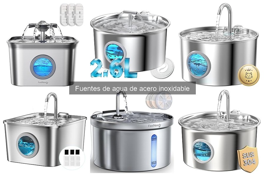 Problemas comunes con fuentes de agua de acero inoxidable