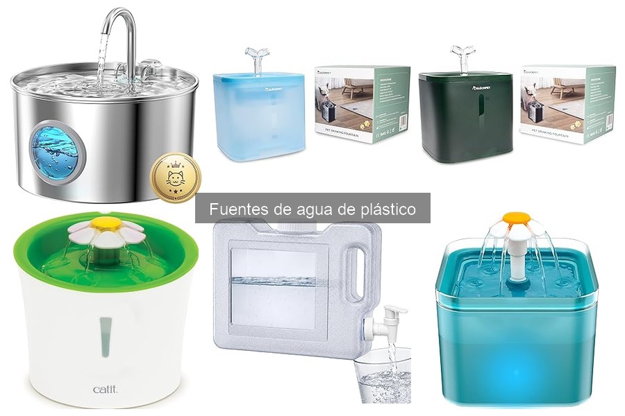 Problemas comunes con fuentes de agua de plástico para mascotas