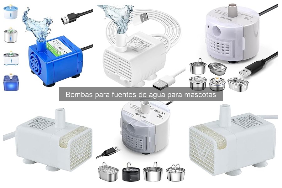 ¿Qué es una bomba para fuente de agua para mascotas?