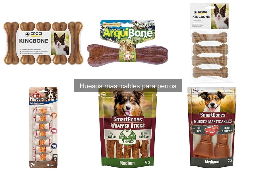 ¿Qué son los huesos masticables para perros? Beneficios y tipos