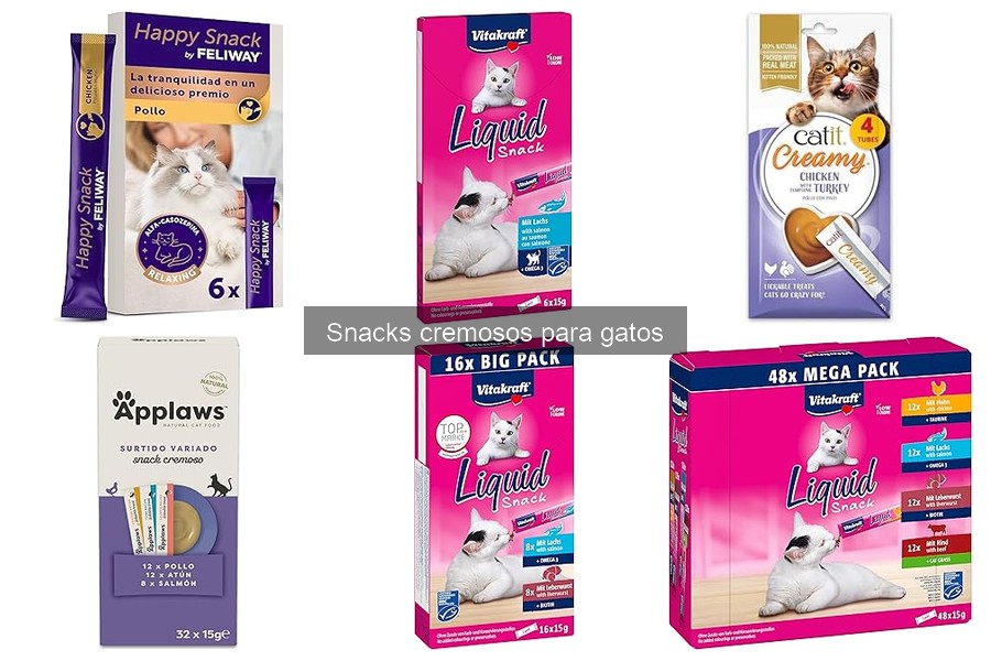 ¿Qué son los snacks cremosos para gatos? Beneficios y más
