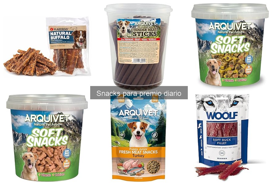¿Qué son los snacks para premio diario para perros y gatos?