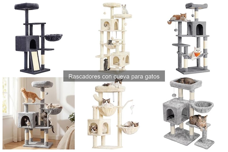 Rascadores con cueva recomendados por veterinarios para gatos