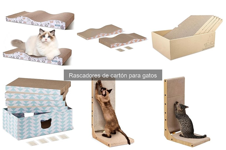 Rascadores de cartón vs otros materiales para gatos