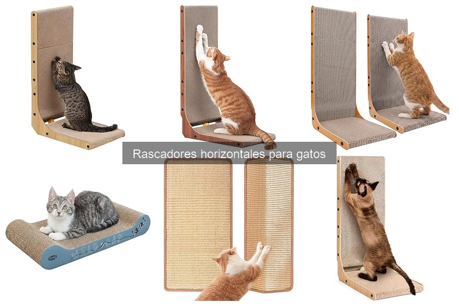 Rascadores horizontales recomendados para gatos que rascan mucho