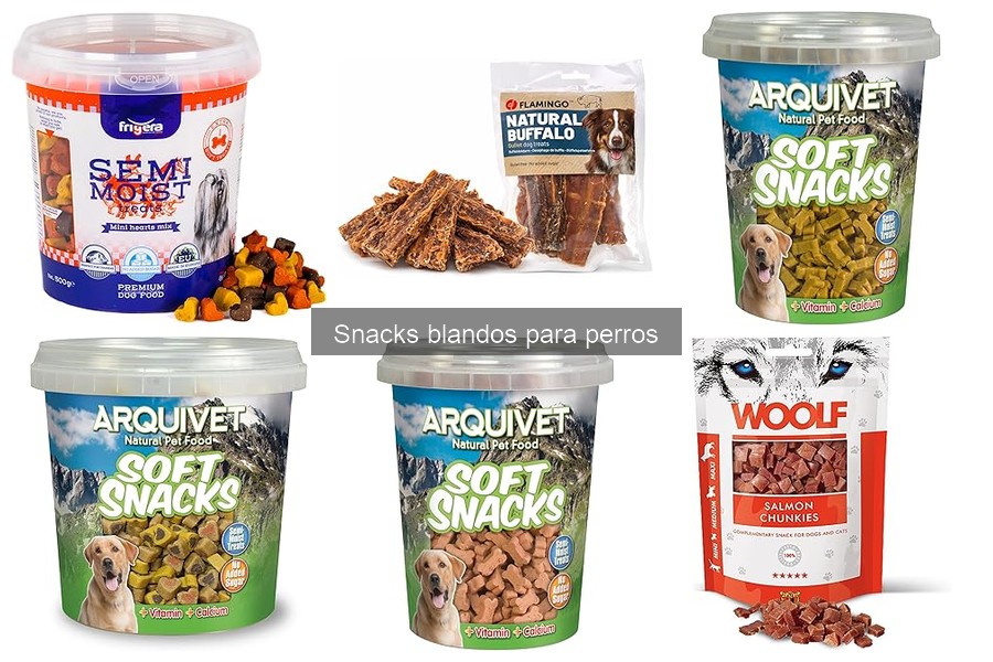 Snacks blandos para perros: Los más valorados por propietarios