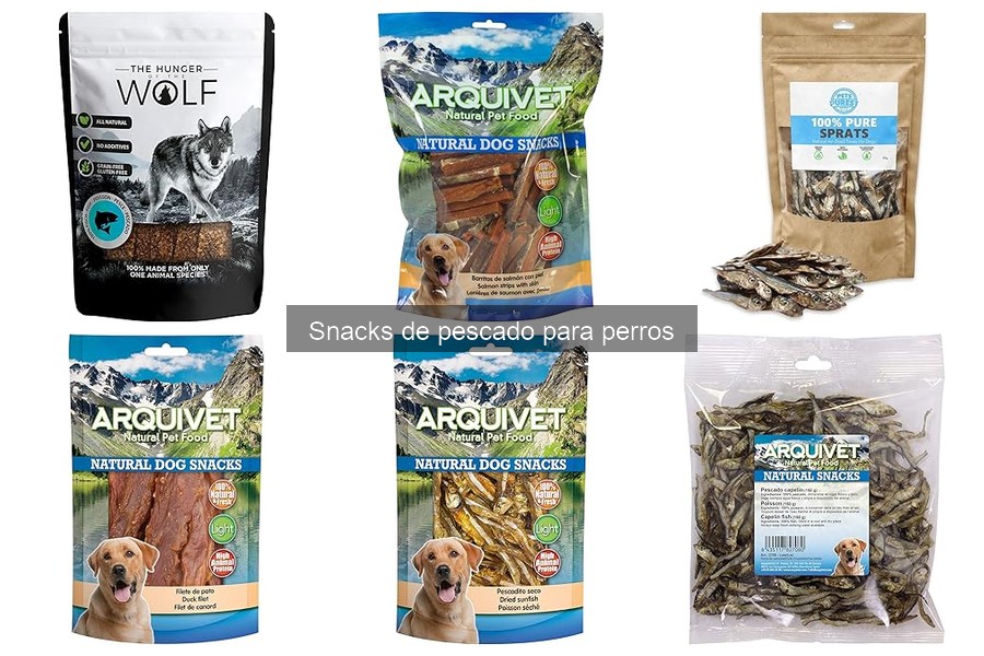 Snacks de pescado seguros para perros con alergias alimentarias