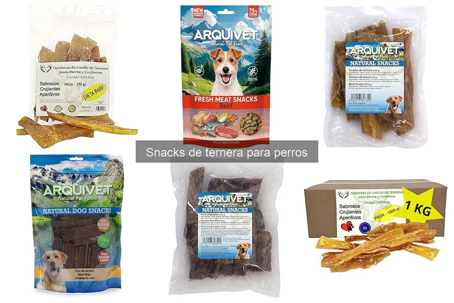 Snacks de ternera para entrenamiento de perros: el mejor refuerzo