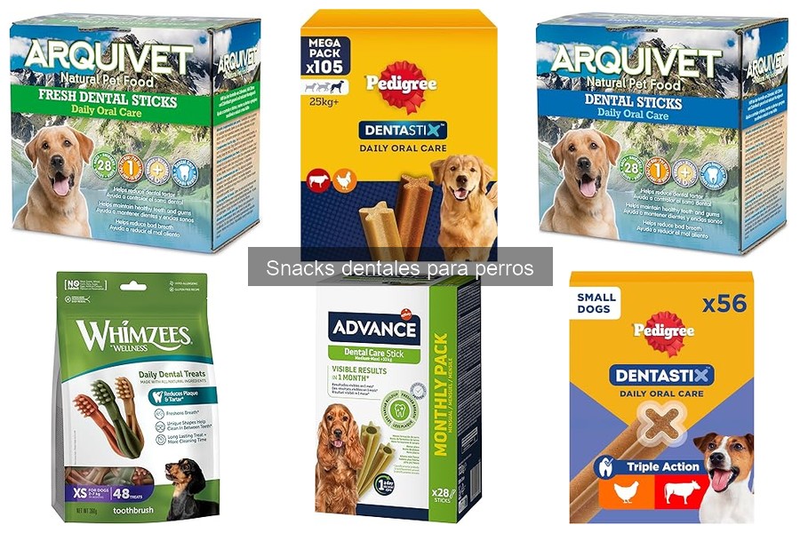 Snacks dentales para perros sensibles: comparativa 2023