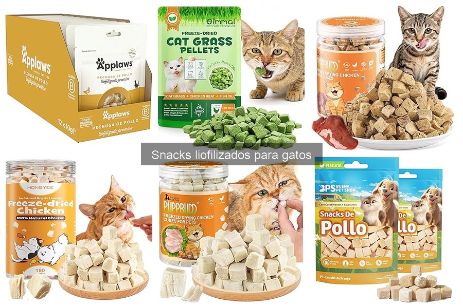 Snacks liofilizados para gatos: ¿son realmente saludables?