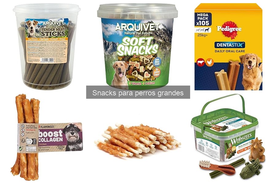 Snacks Naturales para Perros Grandes: Beneficios y Opciones