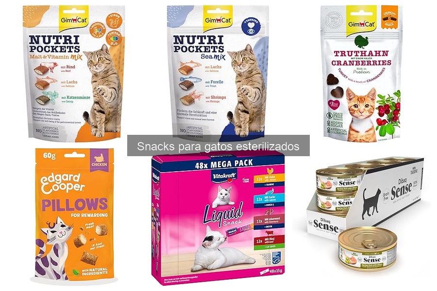 Snacks para Gatos Esterilizados: Control de Peso Efectivo