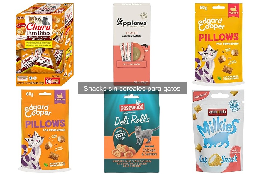 Snacks sin cereales para gatos: ¿ideales para alergias?