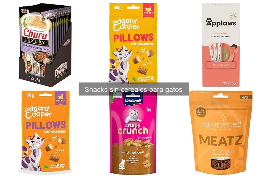 Snacks sin cereales para gatos: ¿Qué son y sus beneficios?