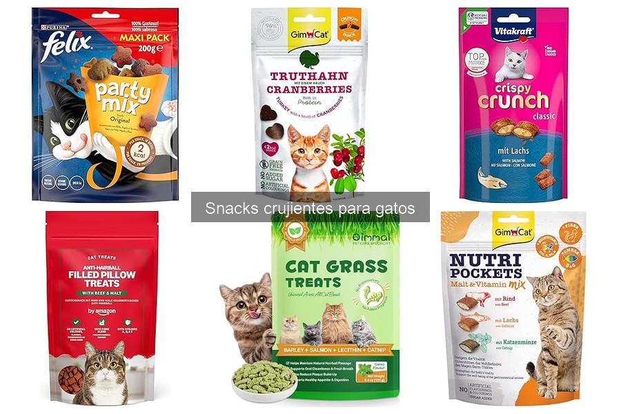 ¿Son adictivos los snacks crujientes para gatos?