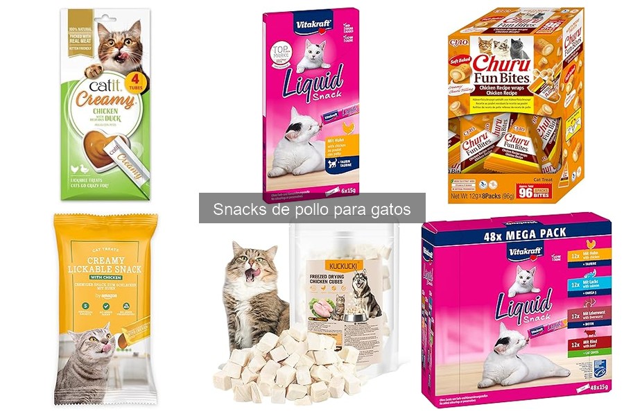 ¿Son saludables los snacks de pollo para gatos? Análisis completo