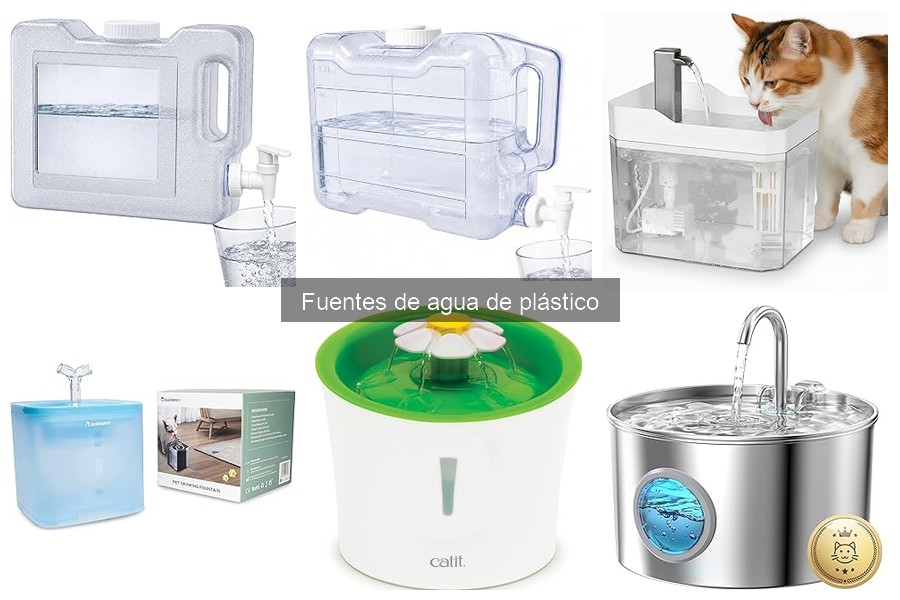 ¿Son seguras las fuentes de agua de plástico para mascotas?