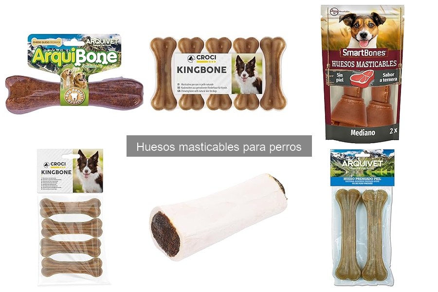 Tipos de huesos masticables para perros: Guía completa