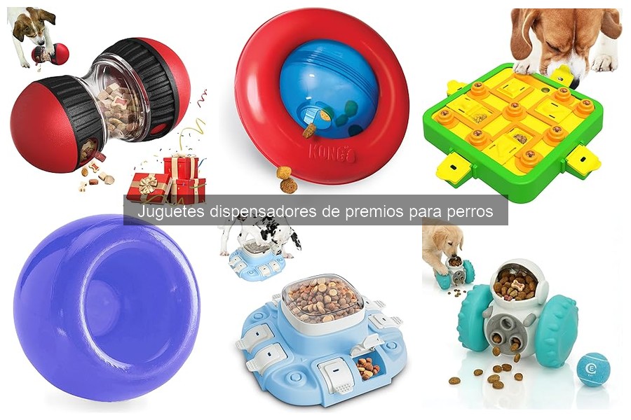 Tipos de juguetes dispensadores de premios para perros
