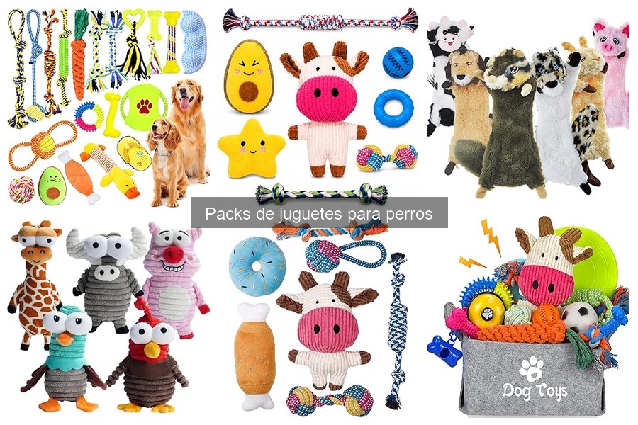 Tipos de Juguetes en Packs para Perros: Diversidad y Usos