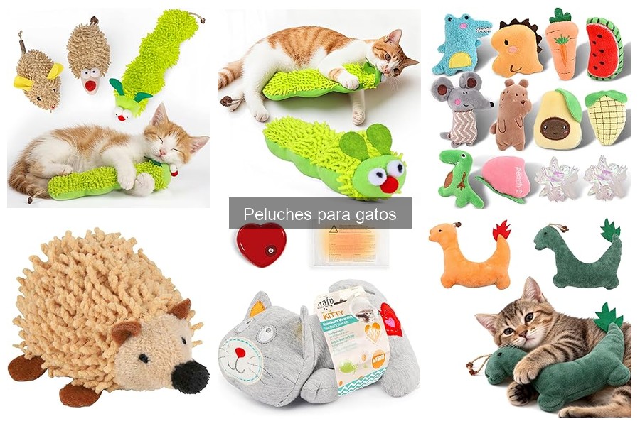 Tipos de peluches para gatos: materiales y características