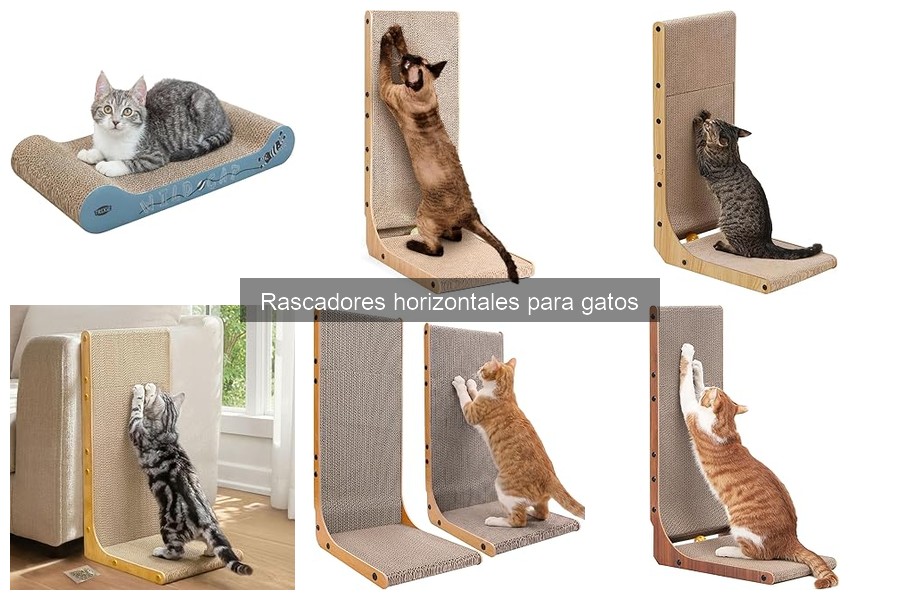 Tipos de rascadores horizontales para gatos: guía completa
