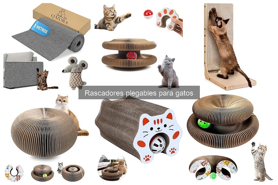 Tipos de rascadores plegables para gatos: ¡Encuentra el mejor!