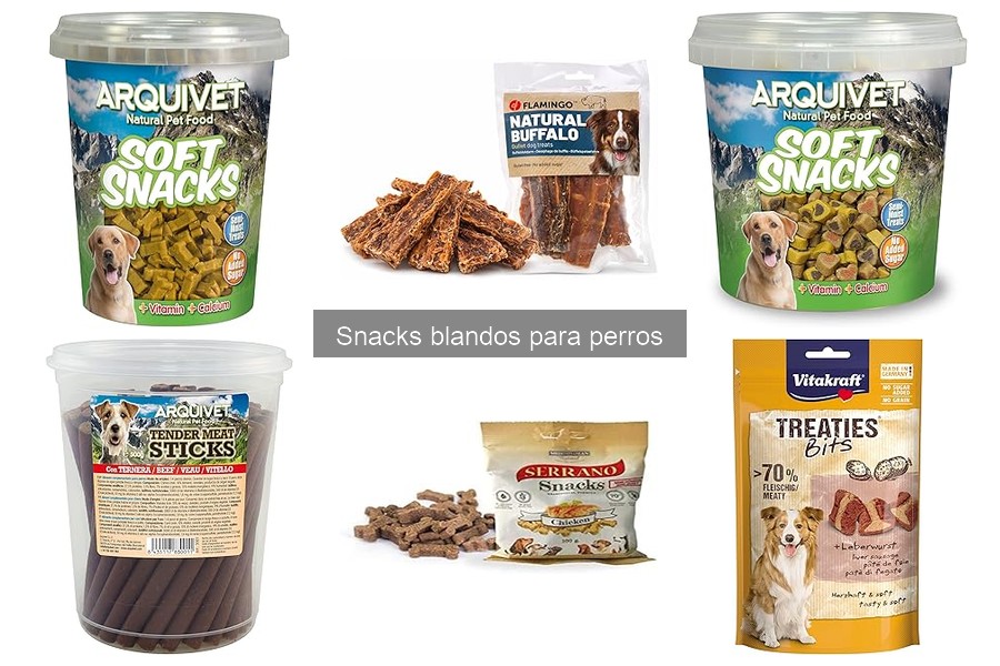 Tipos de Snacks Blandos para Perros: Variedades y Sabor